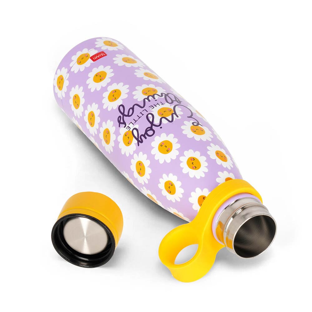 Ανοξείδωτο Μπουκάλι Θερμός Hot & Cold Daisy 500ml SSB0021 Legami - 2