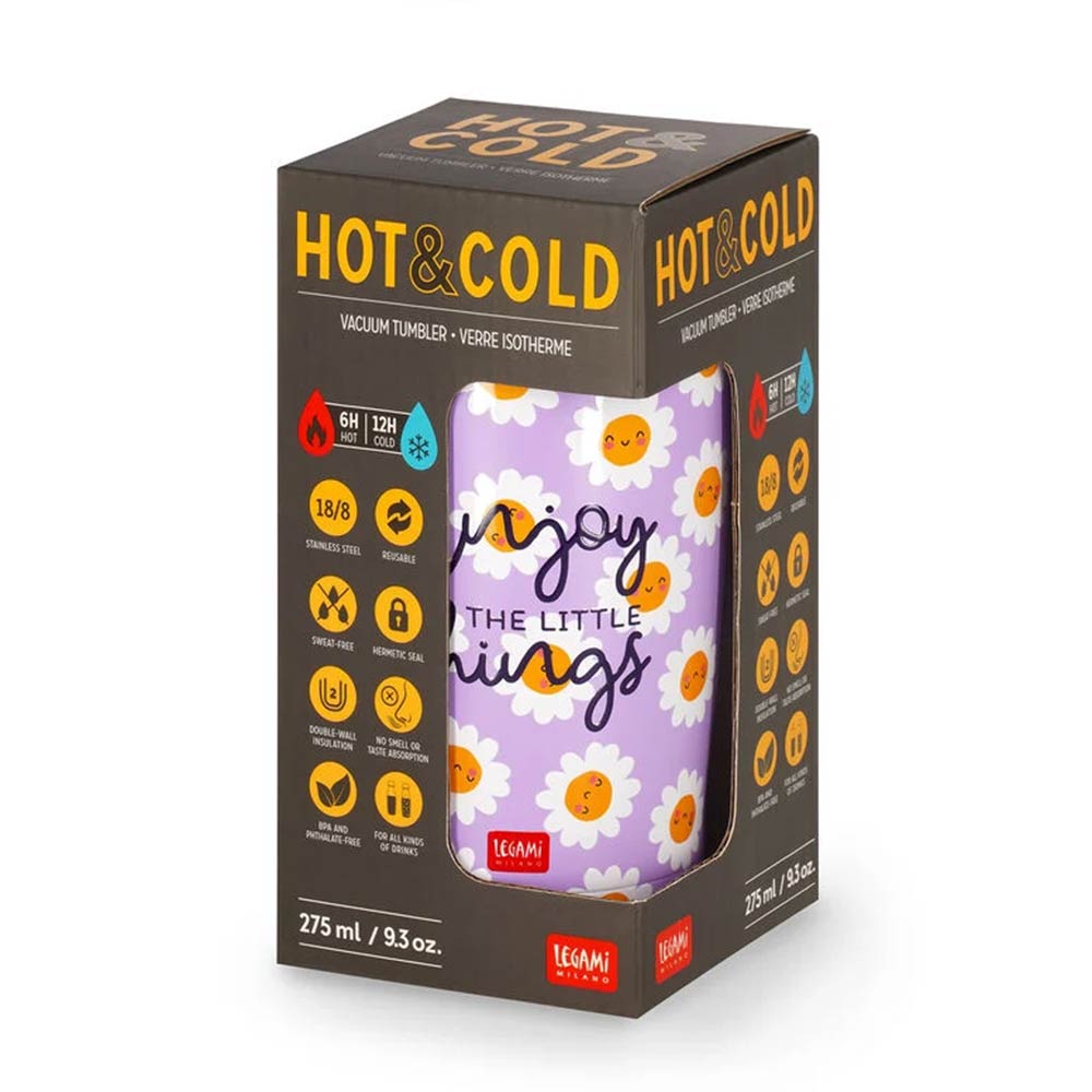 Κούπα Θερμός Ανοξείδωτο - Hot&Cold 275ml Daisy NTUM0003 Legami - 3