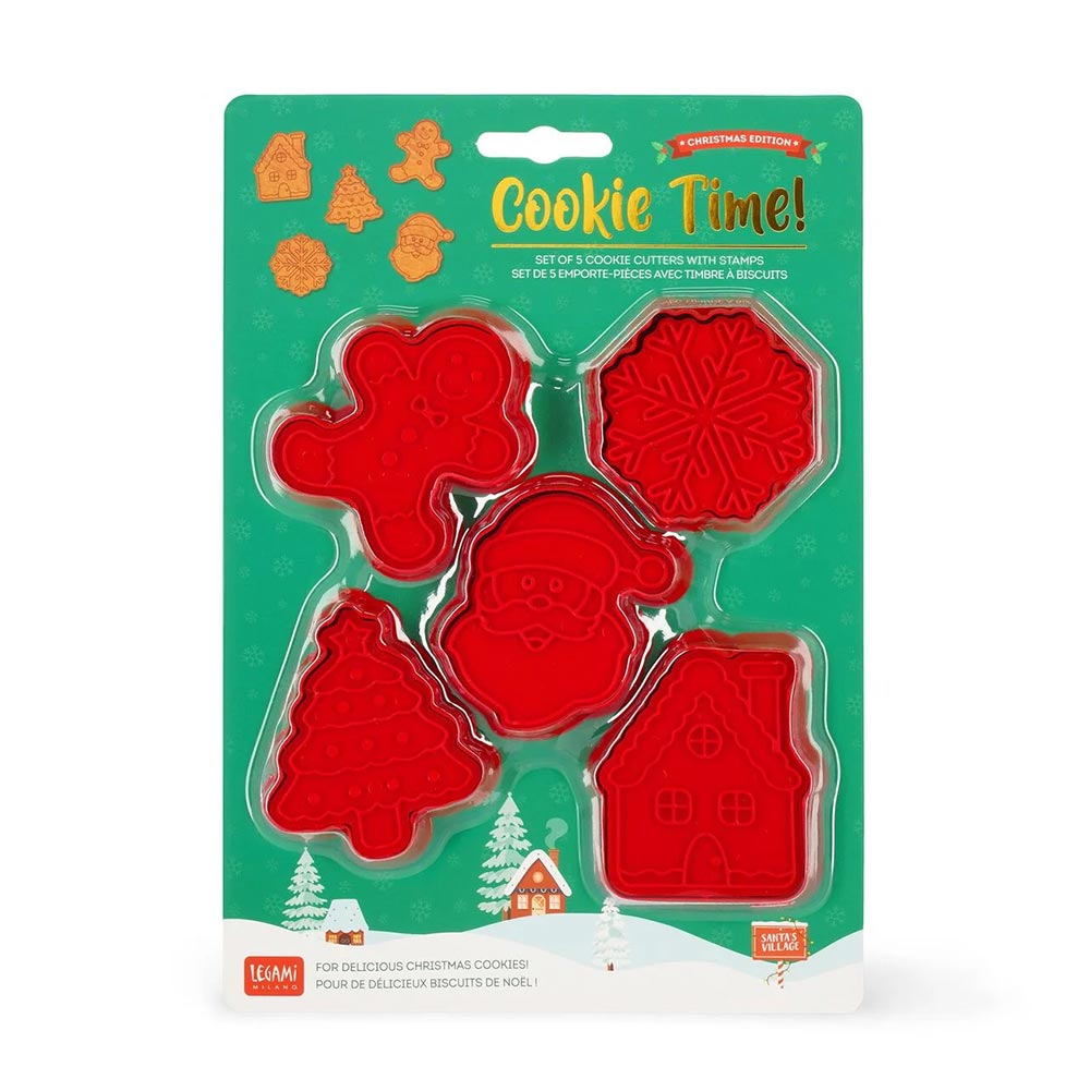 Φόρμες Κοπής Μπισκότων Cookie Time! - Christmas Edition CCC0001 Legami - 88730