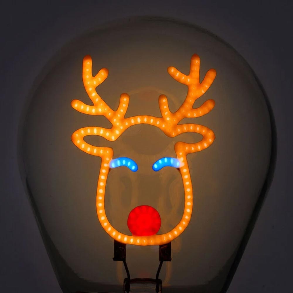 Φωτιστικό Επιτραπέζιο σε Σχήμα Λάμπας Bulb Fiction - Reindeer CLB0002 Legami - 1