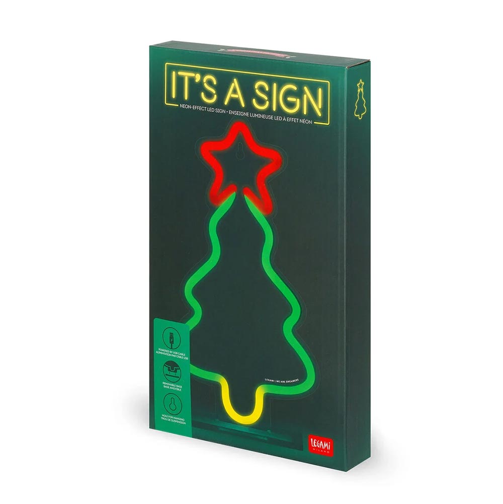 Φωτιστικό Neon-Effect LED It's A Sign - Xmas Tree NEL0001 Legami - 88763