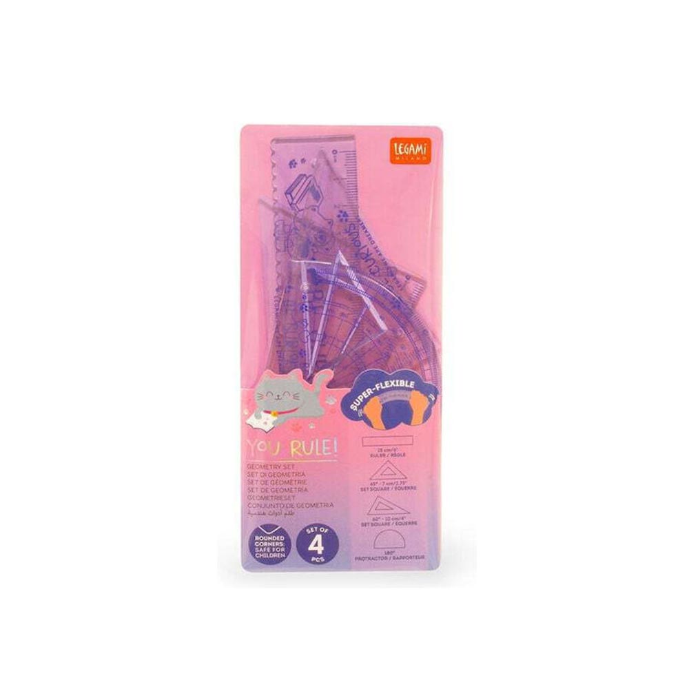 Σετ Γεωμετρικά Όργανα You Rule! Kitty RS0002 Legami - 102534