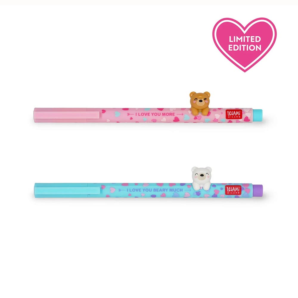 Σετ Στυλό Gel Beary in Love Limited Edition CPPSET1 Legami - 1