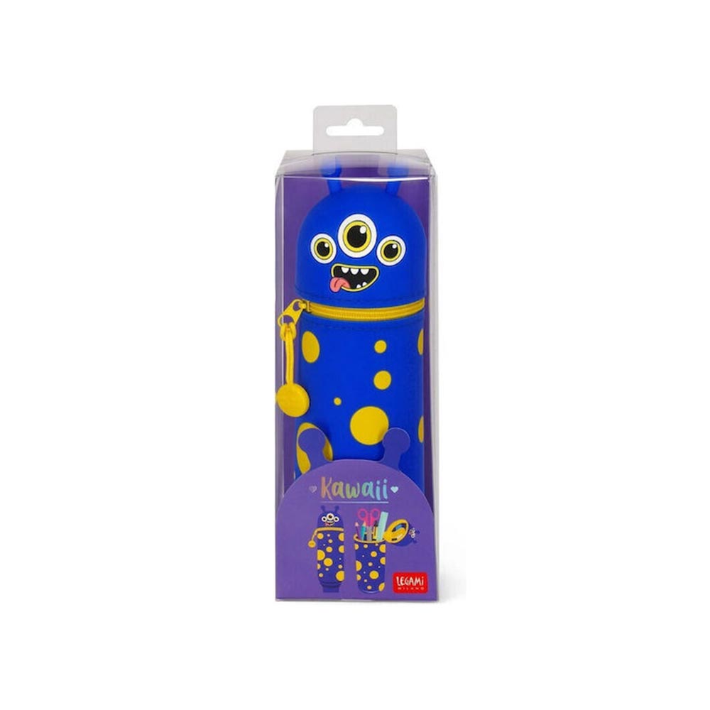 Κασετίνα - Μολυβοθήκη Σιλικόνης Kawaii 2 σε 1 Monster KA0020 Legami - 3