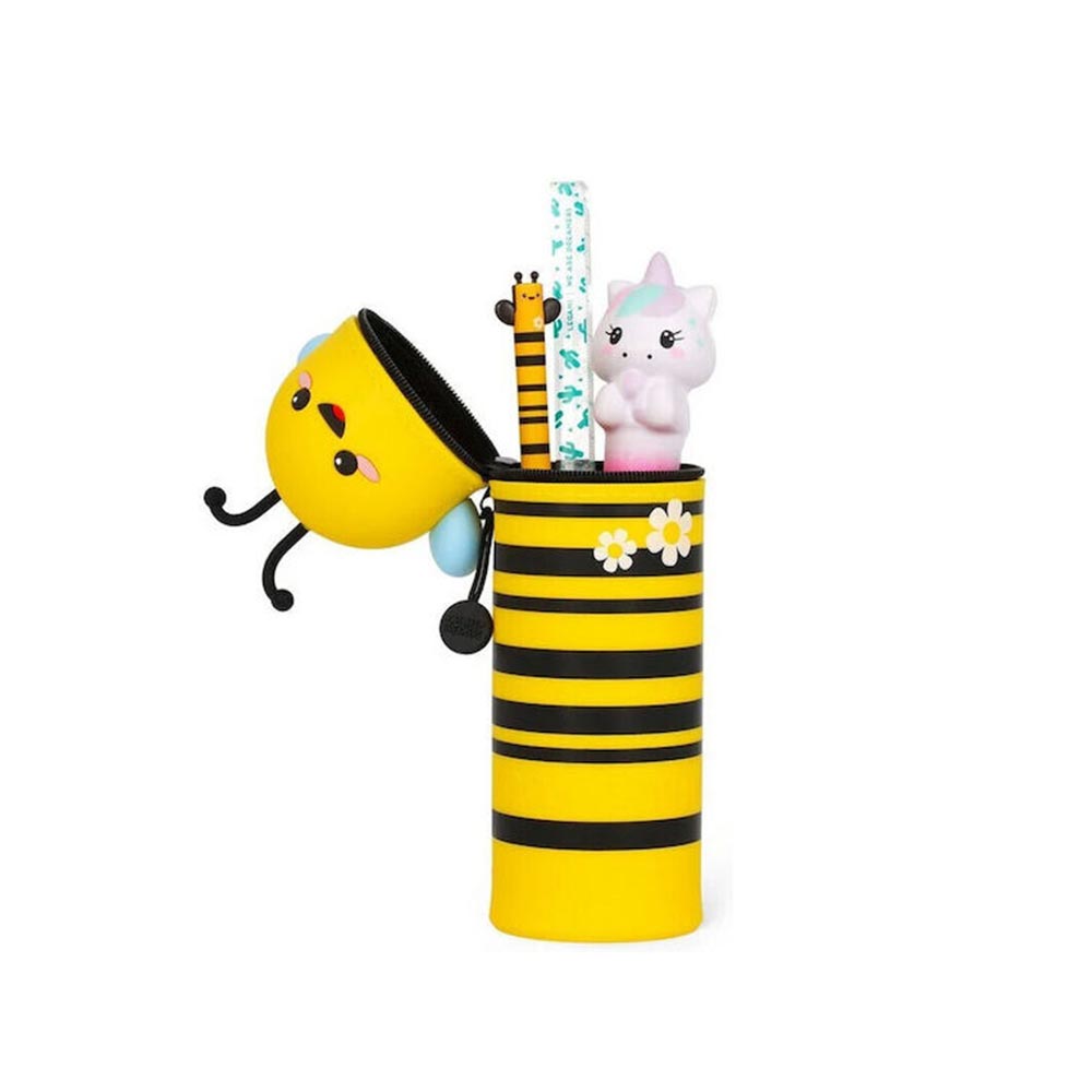 Κασετίνα - Μολυβοθήκη Σιλικόνης Kawaii 2 σε 1 Bee KA0021 Legami - 3