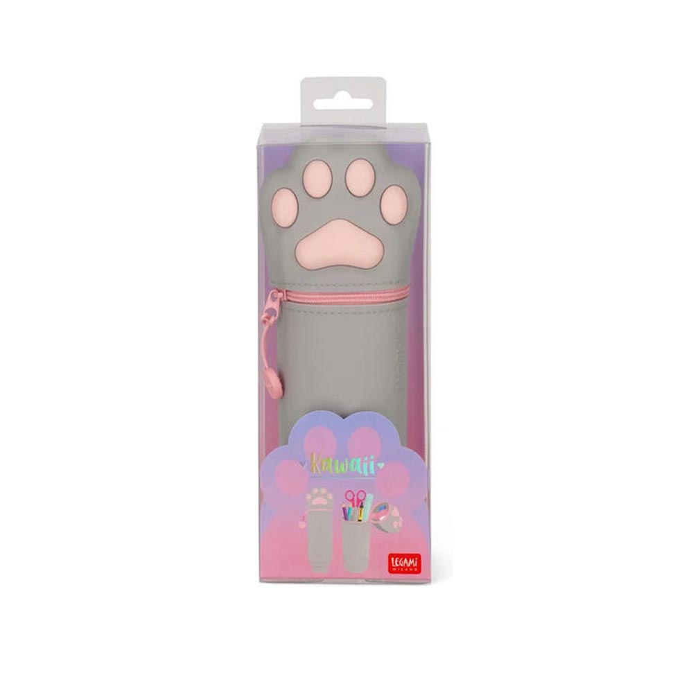 Κασετίνα - Μολυβοθήκη Σιλικόνης Kawaii 2 σε 1 Kitty KA0022 Legami - 1