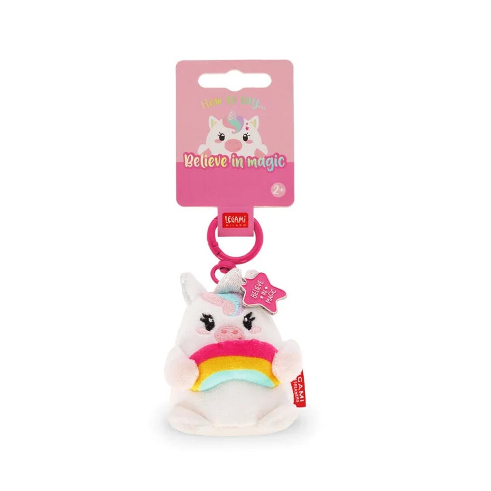 Λούτρινο Μπρελόκ Tiny Unicorn - Super Soft! - SPK0003 Legami - 1