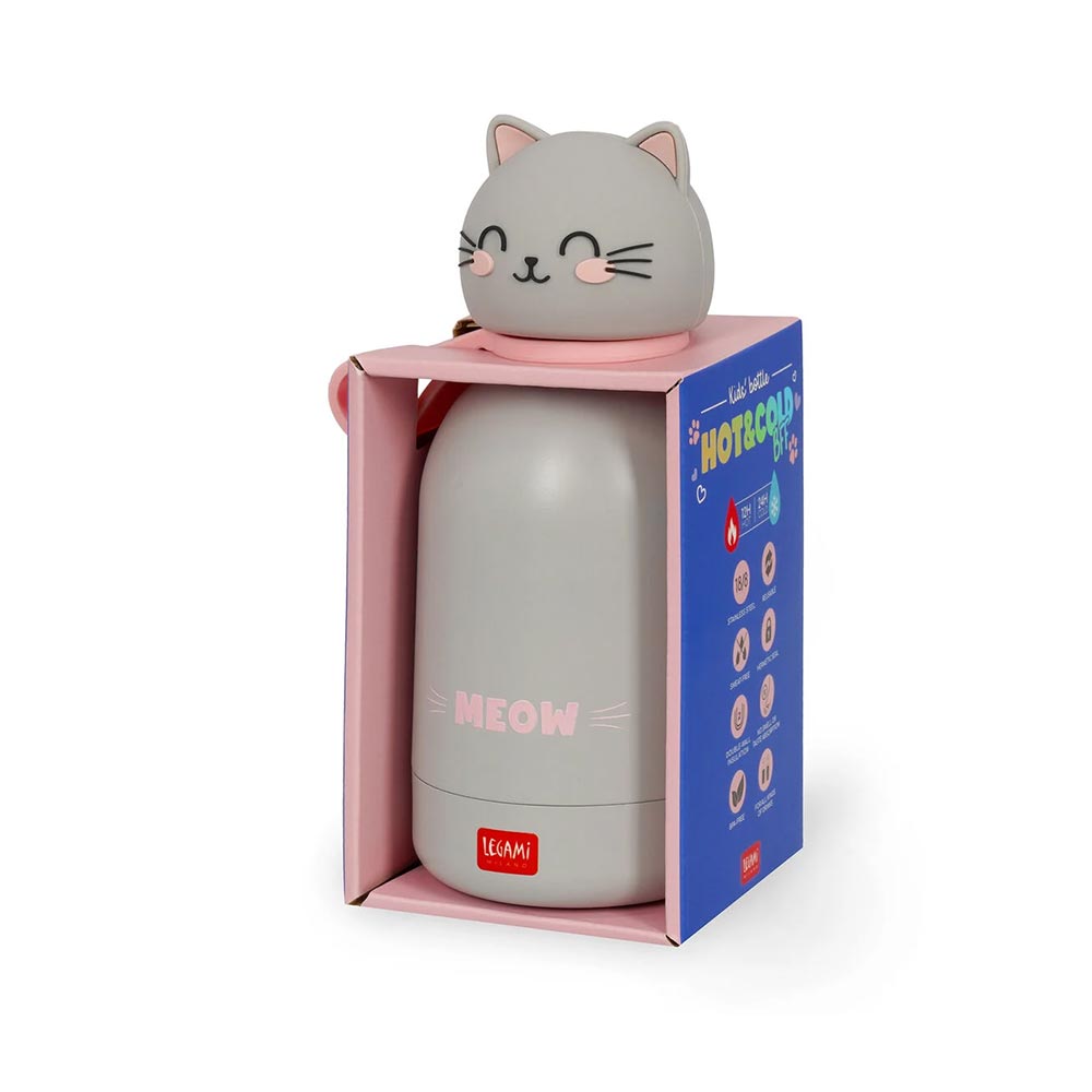 Μπουκάλι Θερμός Ανοξείδωτο Hot & Cold BFF - Kitty 310ml KSSB0003 Legami - 105215