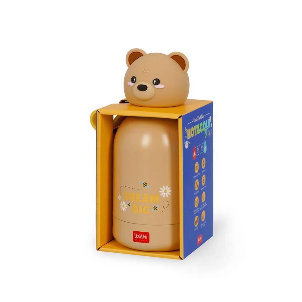Μπουκάλι Θερμός Ανοξείδωτο Hot & Cold BFF - Teddy Bear 310ml KSSB0006 Legami - 105231