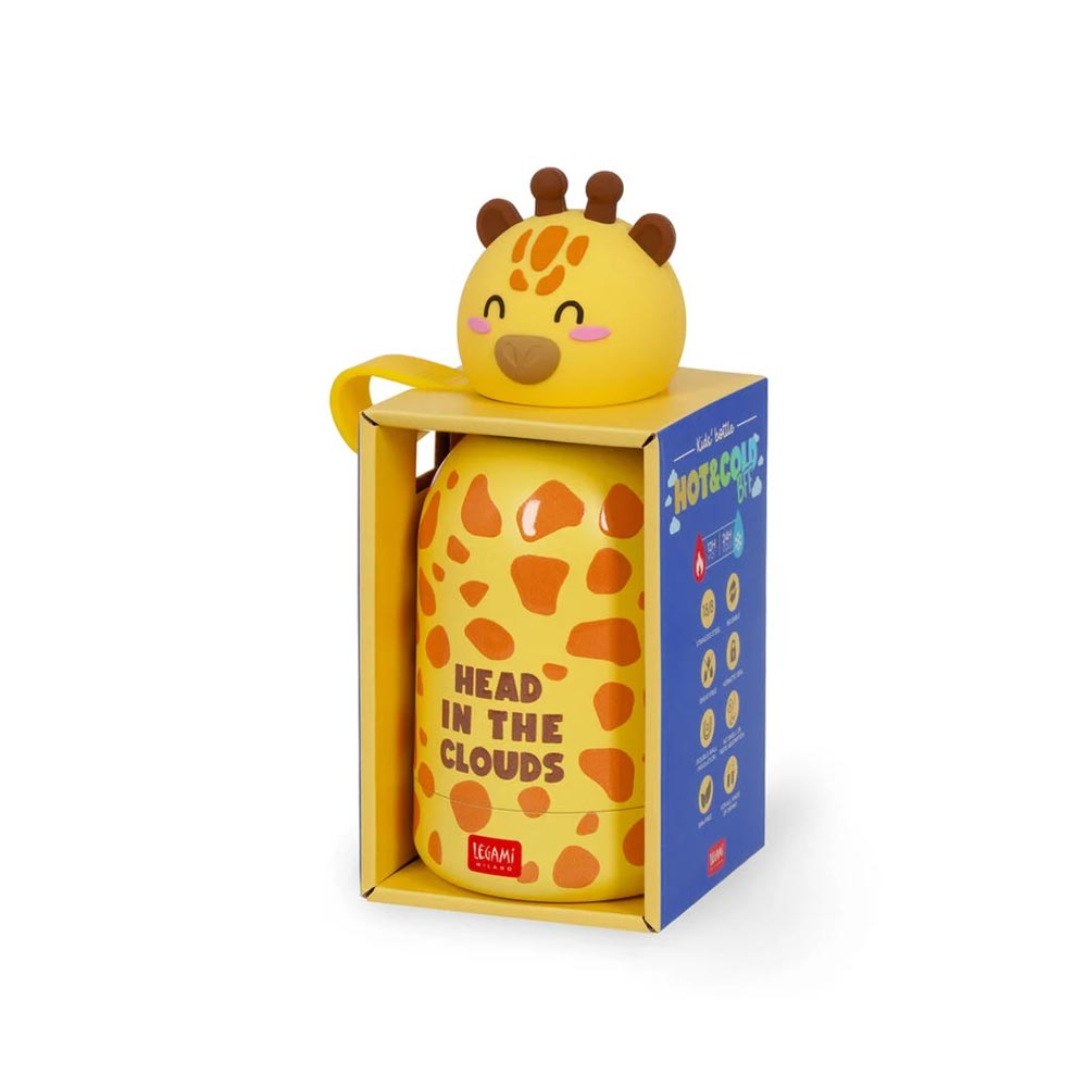 Μπουκάλι Θερμός Ανοξείδωτο Hot & Cold BFF - Giraffe 310ml KSSB0008 Legami - 105240