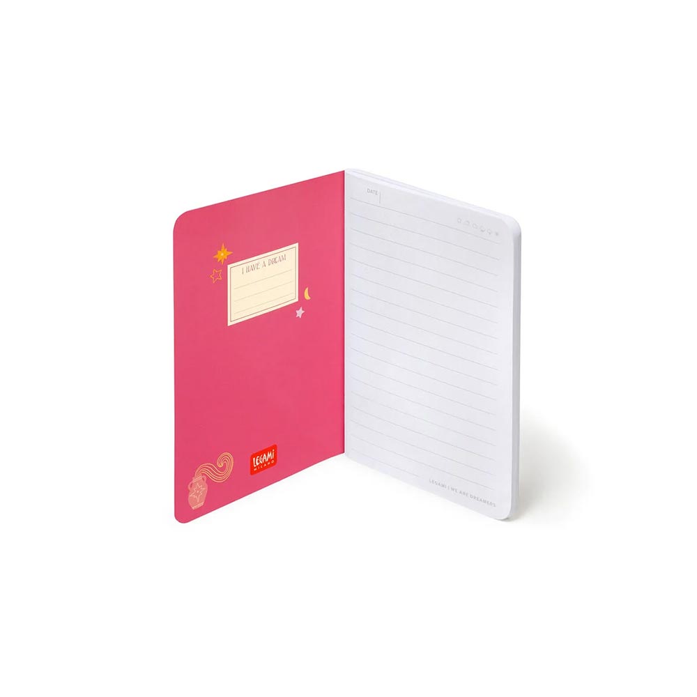 Σημειωματάριο Ριγέ Small Α6 80Φ Zodiac A6NOT0051 Legami - 1