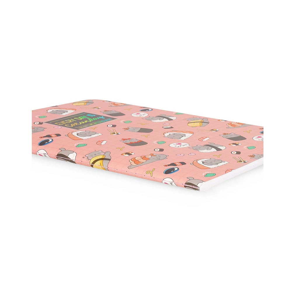 Σημειωματάριο Ριγέ Medium Α5 80Φ Sushi Cat A5NOT0092 Legami - 2