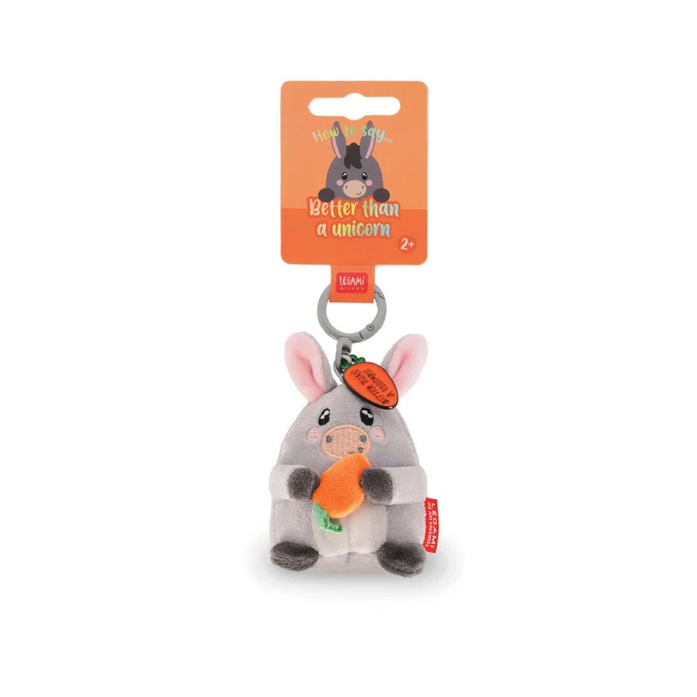 Λούτρινο Μπρελόκ Tiny Donkey - Super Soft! - SPK0012 Legami - 2