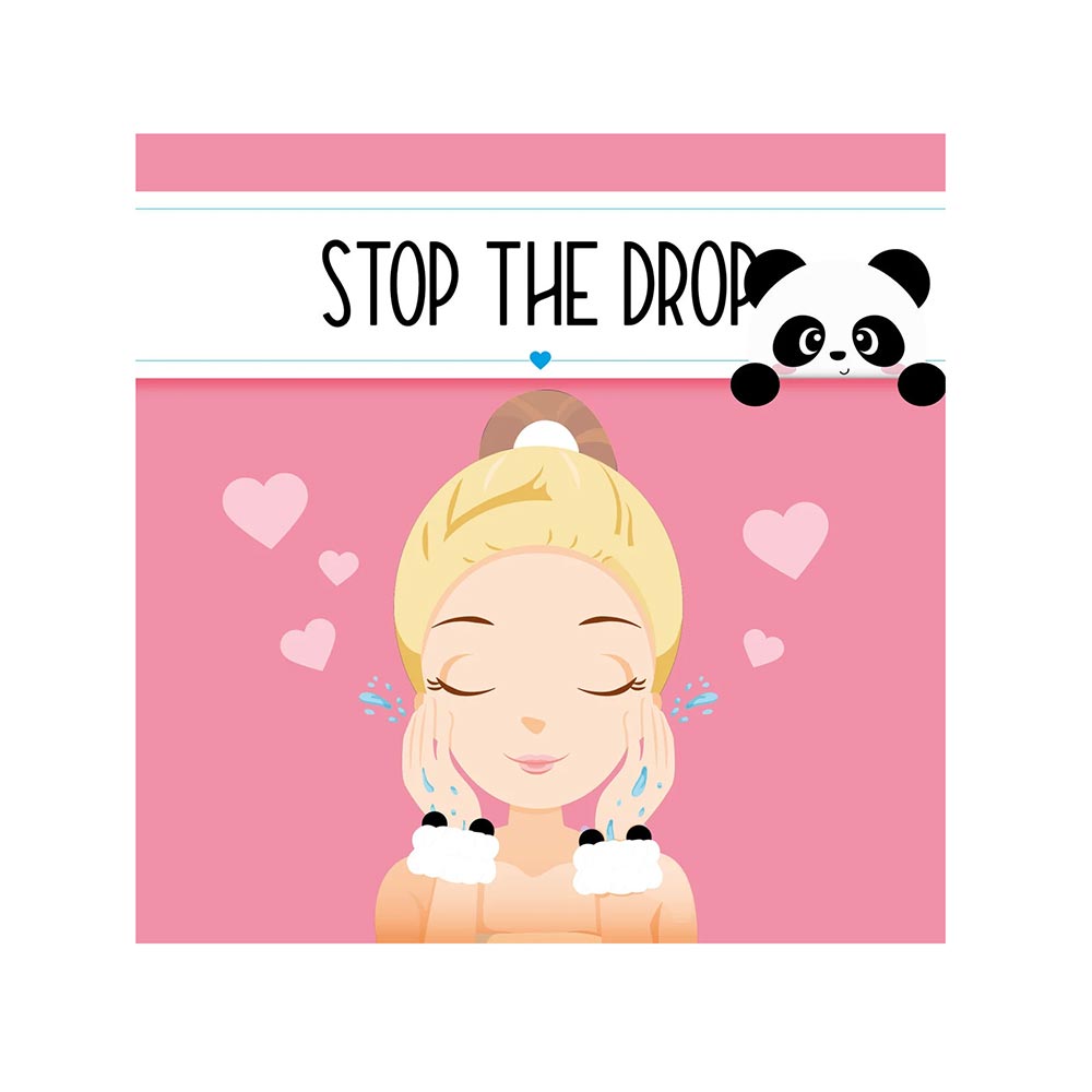 Βραχιόλια Καρπού για Περιποίηση Προσώπου Panda WWB0001 Legami - 3