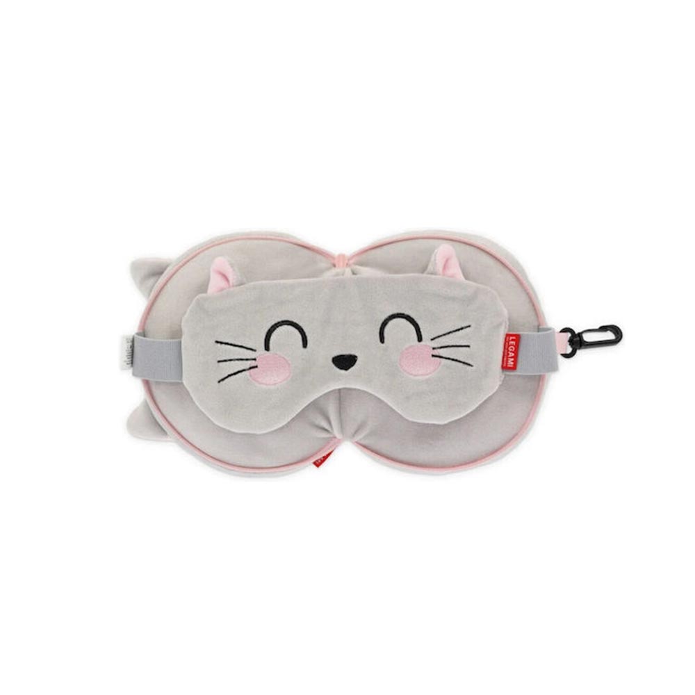 Σετ Ταξιδιού Μάσκα & Μαξιλαράκι Kitty CTP0005 Legami - 2
