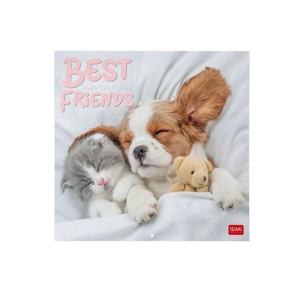 Μηνιαίο Επιτοίχιο Ημερολόγιο 2026 Best Friends 30x29cm CAL260005 Legami - 106680