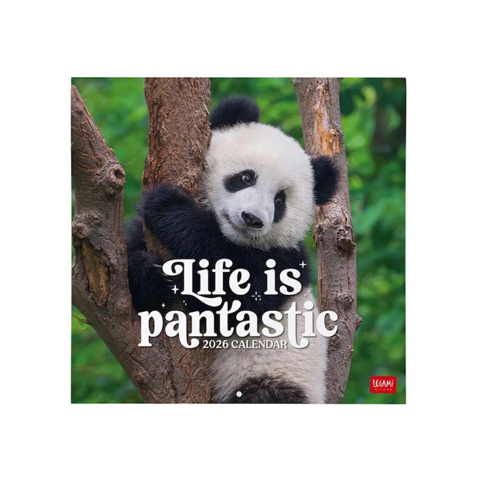 Μηνιαίο Επιτοίχιο Ημερολόγιο 2026 Life is Pantastic 30x29cm CAL260009 Legami - 106696
