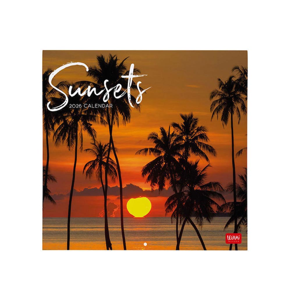 Μηνιαίο Επιτοίχιο Ημερολόγιο 2026 Sunsets 30x29cm CAL260019 Legami - 106711