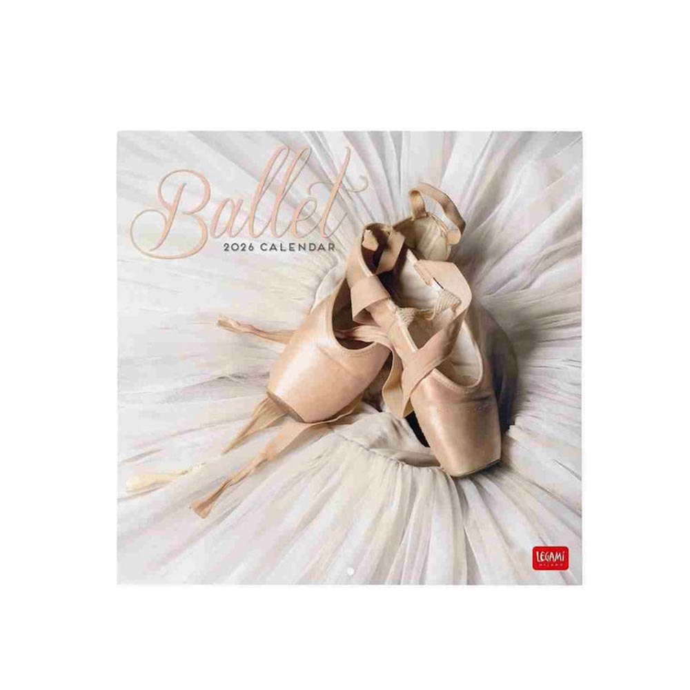 Μηνιαίο Επιτοίχιο Ημερολόγιο 2026 Ballet 30x29cm CAL260028 Legami - 106719