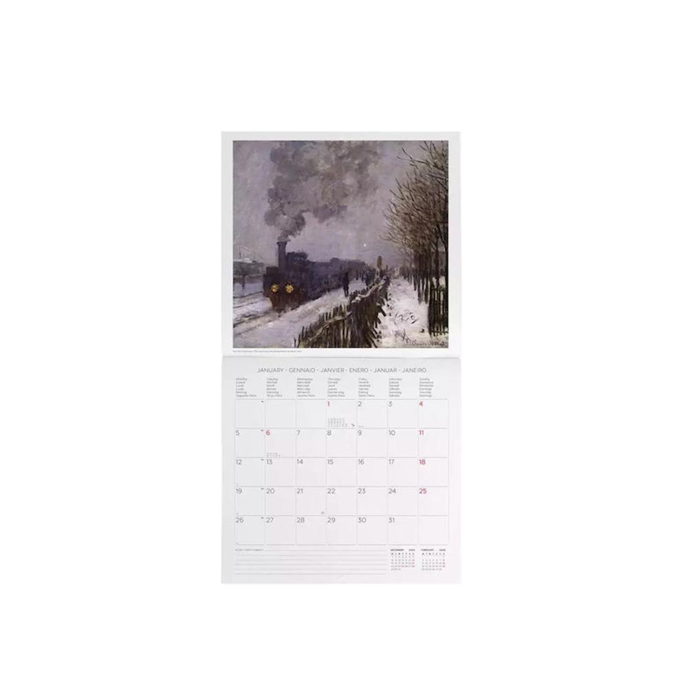 Μηνιαίο Επιτοίχιο Ημερολόγιο 2026 Claude Monet 30x29cm CAL260031 Legami - 2