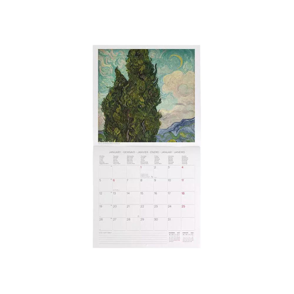 Μηνιαίο Επιτοίχιο Ημερολόγιο 2026 Vincent Van Gogh 30x29cm CAL260032 Legami - 1