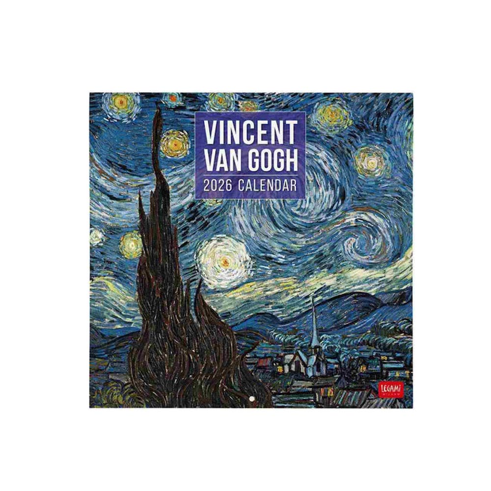 Μηνιαίο Επιτοίχιο Ημερολόγιο 2026 Vincent Van Gogh 30x29cm CAL260032 Legami - 106727