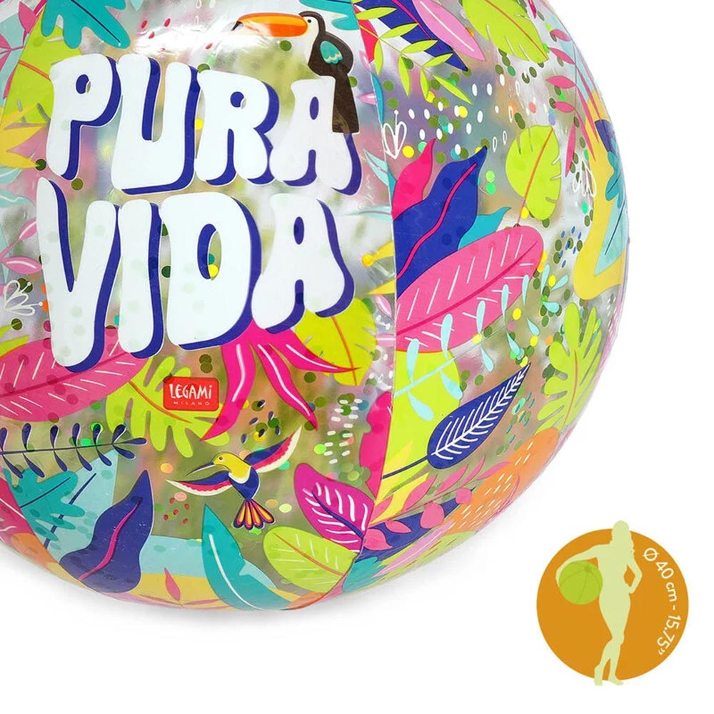 Φουσκωτή Μπάλα Θαλάσσης Pura Vida BB0012 Legami - 1