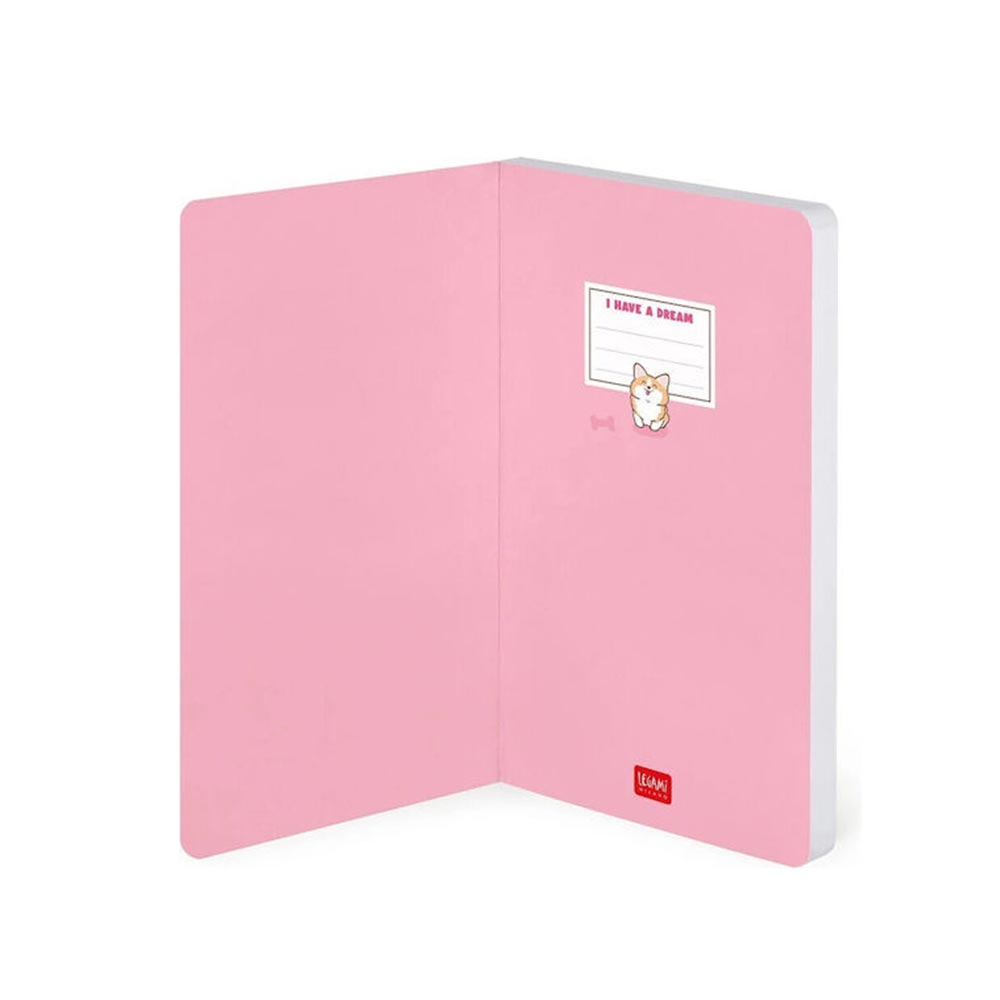 Σημειωματάριο Ριγέ Medium Photo Notebook 164Φ Corgi 13x21cm NOTP0114 Legami - 1