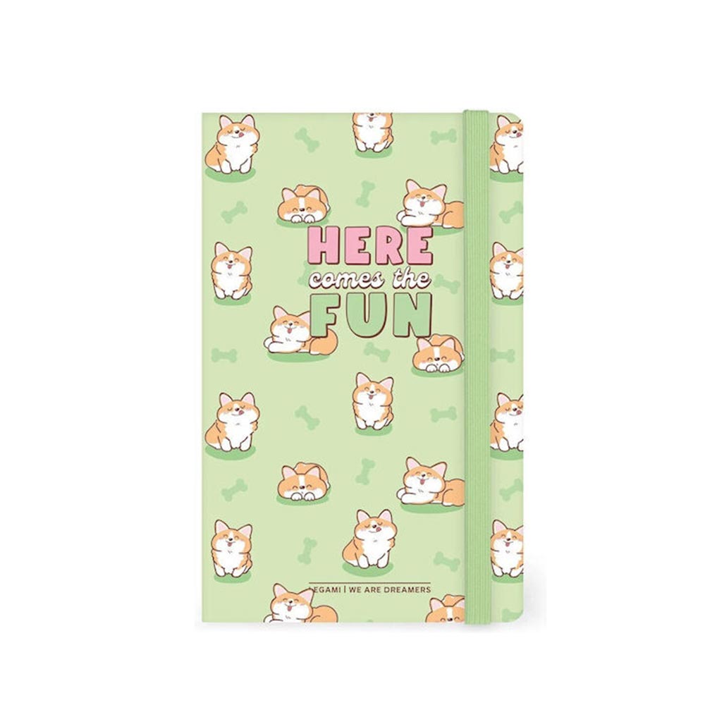 Σημειωματάριο Ριγέ Medium Photo Notebook 164Φ Corgi 13x21cm NOTP0114 Legami - 111842