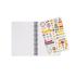Σημειωματάριο Σπιράλ Ριγέ Large Α5 160Φ Travel Stickers A5NOTS0048 Legami - 3