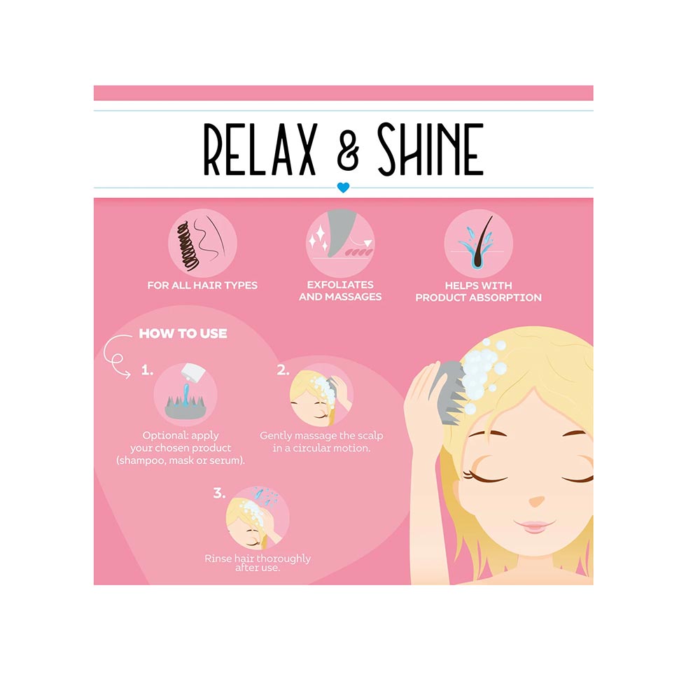  Scalp and Shampoo Brush - Kitty SCM0001 Legami - 2