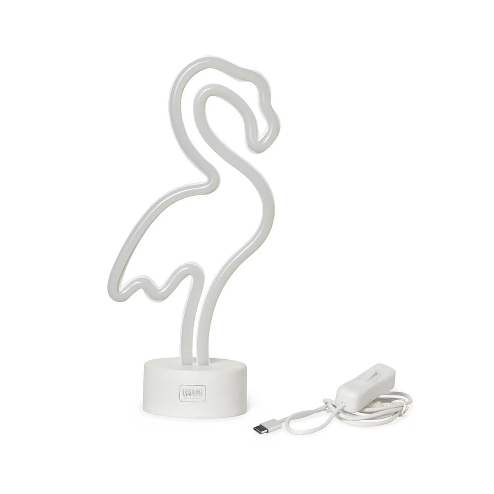Διακοσμητικό Φωτιστικό Neon Flamingo LL0008 Legami - 2