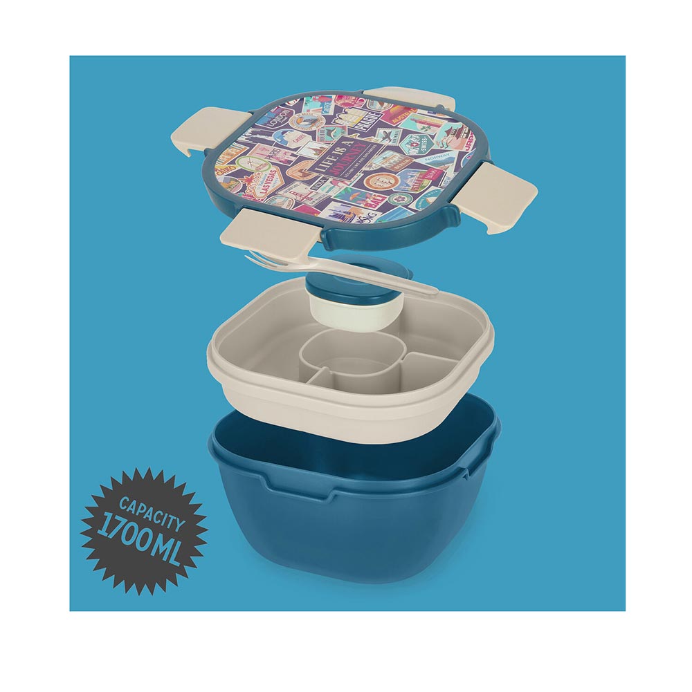 Δοχείο Φαγητού 1700ml Stickers LBS0005 Legami - 3