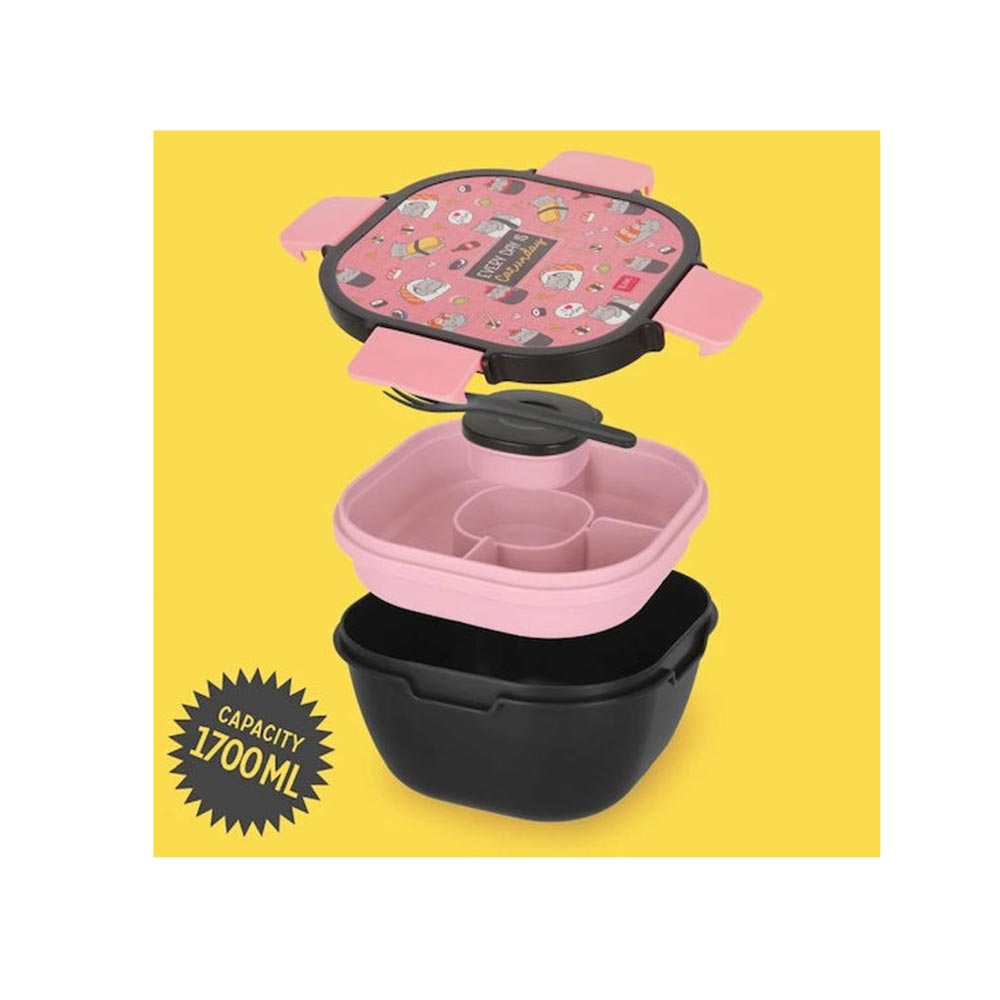 Δοχείο Φαγητού 1700ml Sushi Cat LBS0006 Legami - 2