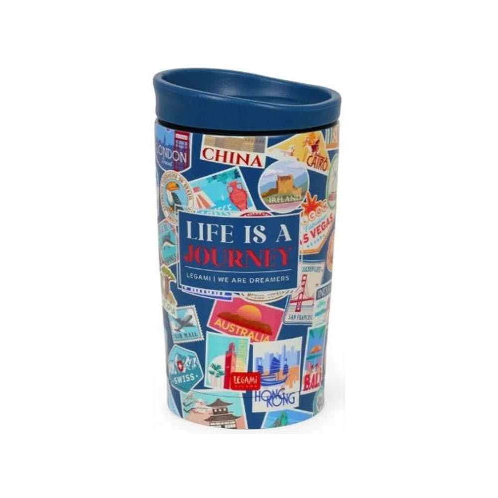 Κούπα Θερμός Ανοξείδωτο - Hot&Cold 275ml Travel Stickers NTUM0006 Legami - 120679