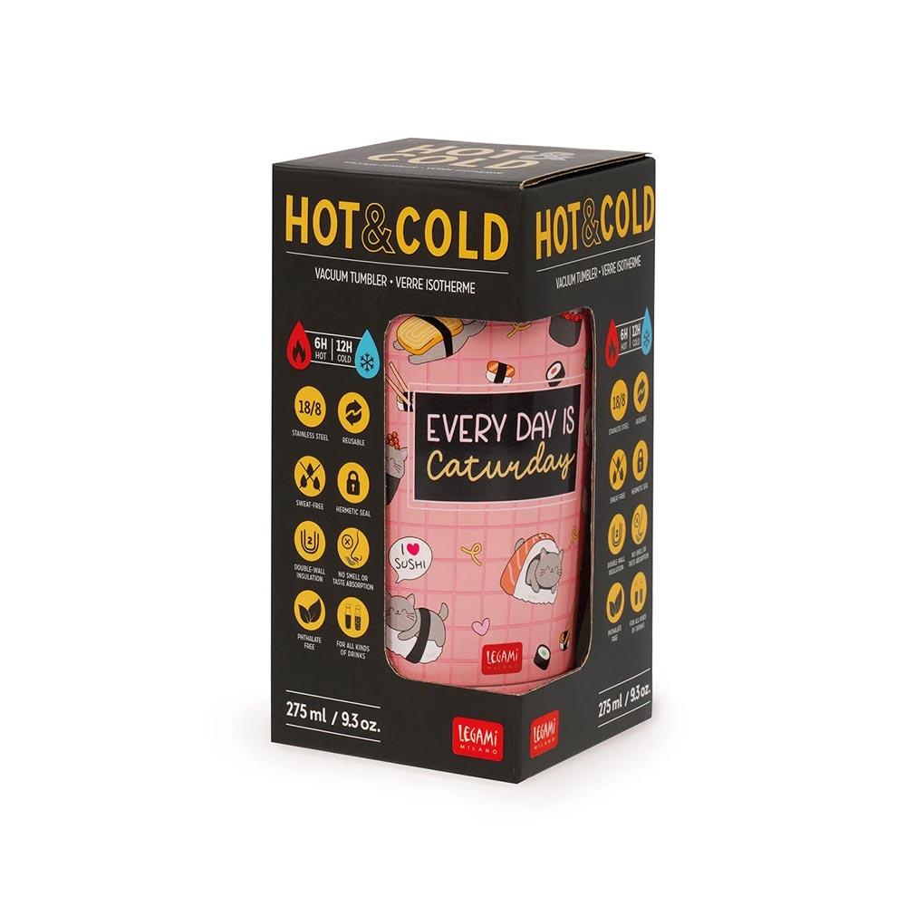 Κούπα Θερμός Ανοξείδωτο - Hot&Cold 275ml Sushi Cat NTUM0007 Legami - 119978