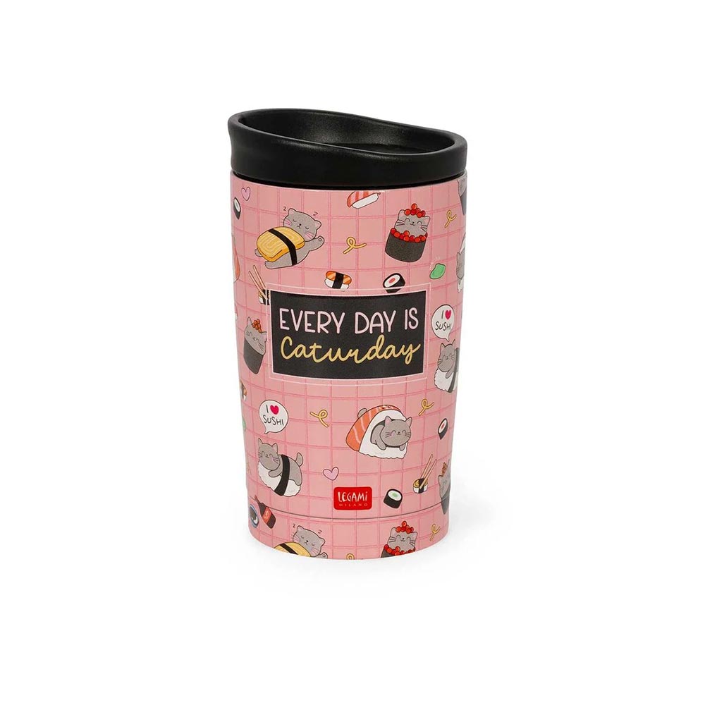 Κούπα Θερμός Ανοξείδωτο - Hot&Cold 275ml Sushi Cat NTUM0007 Legami - 1