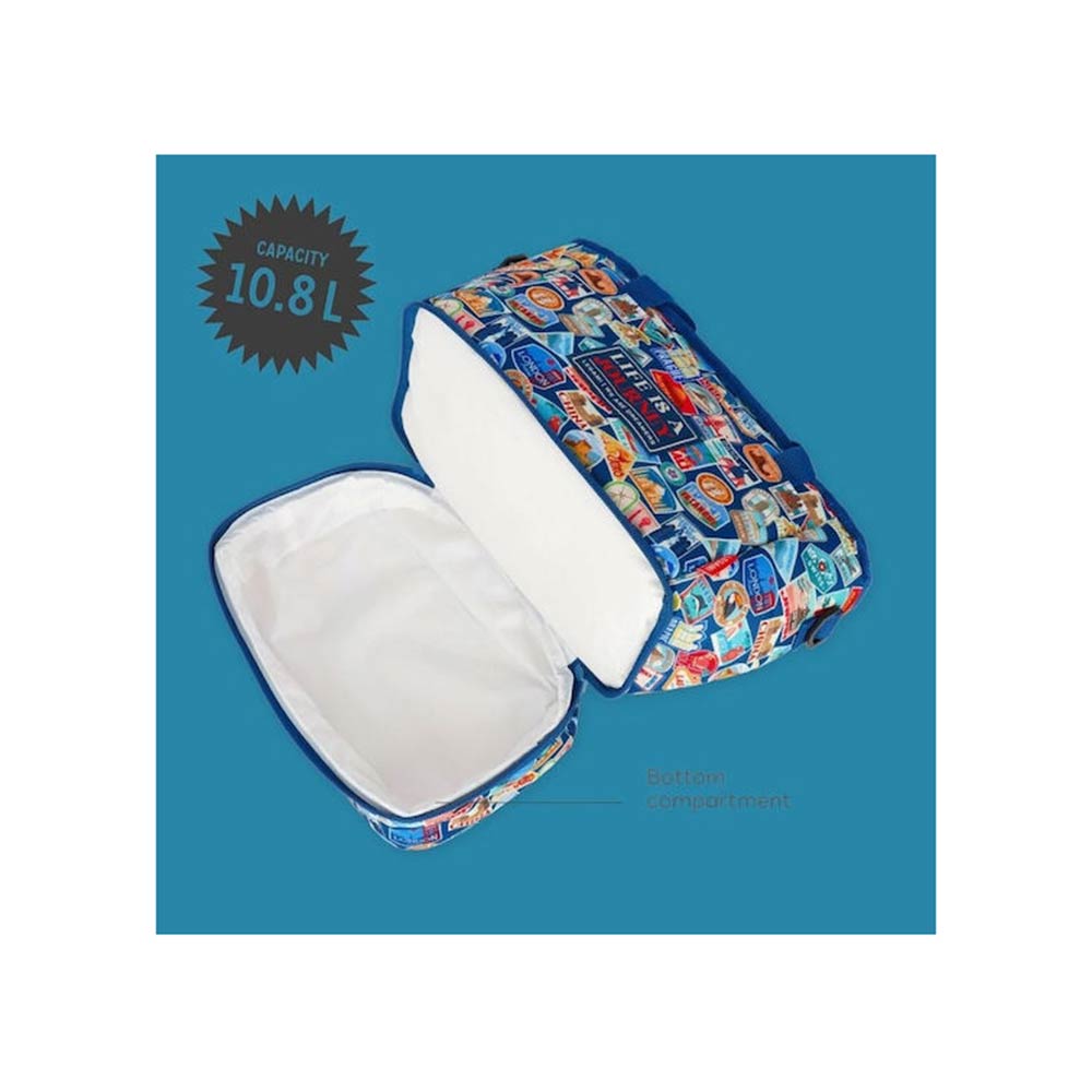 Τσαντάκι Φαγητού Χειρός Travel Stickers LLBAG0007 Legami - 3