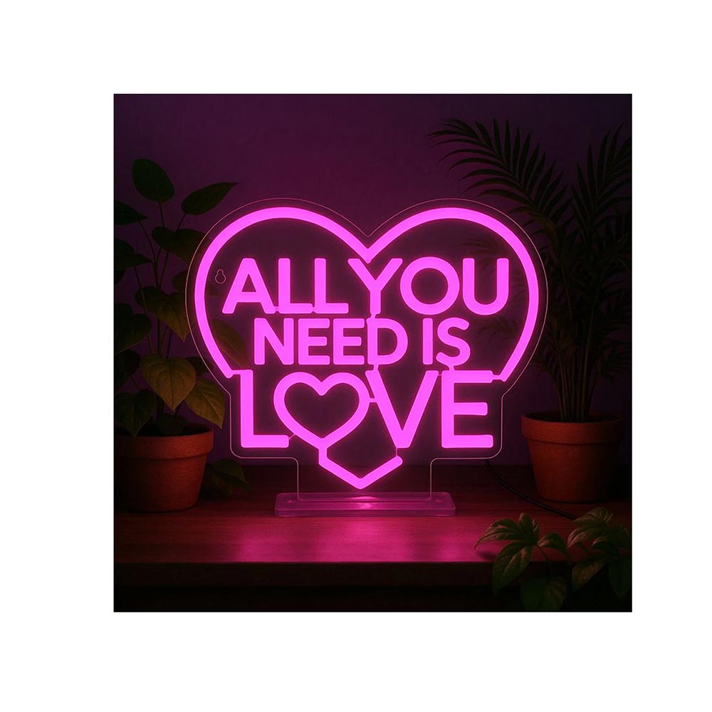 Διακοσμητικό Φωτιστικό It's a Sign - All You Need is Love NEL0005 Legami - 1
