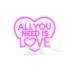 Διακοσμητικό Φωτιστικό It's a Sign - All You Need is Love NEL0005 Legami - 0