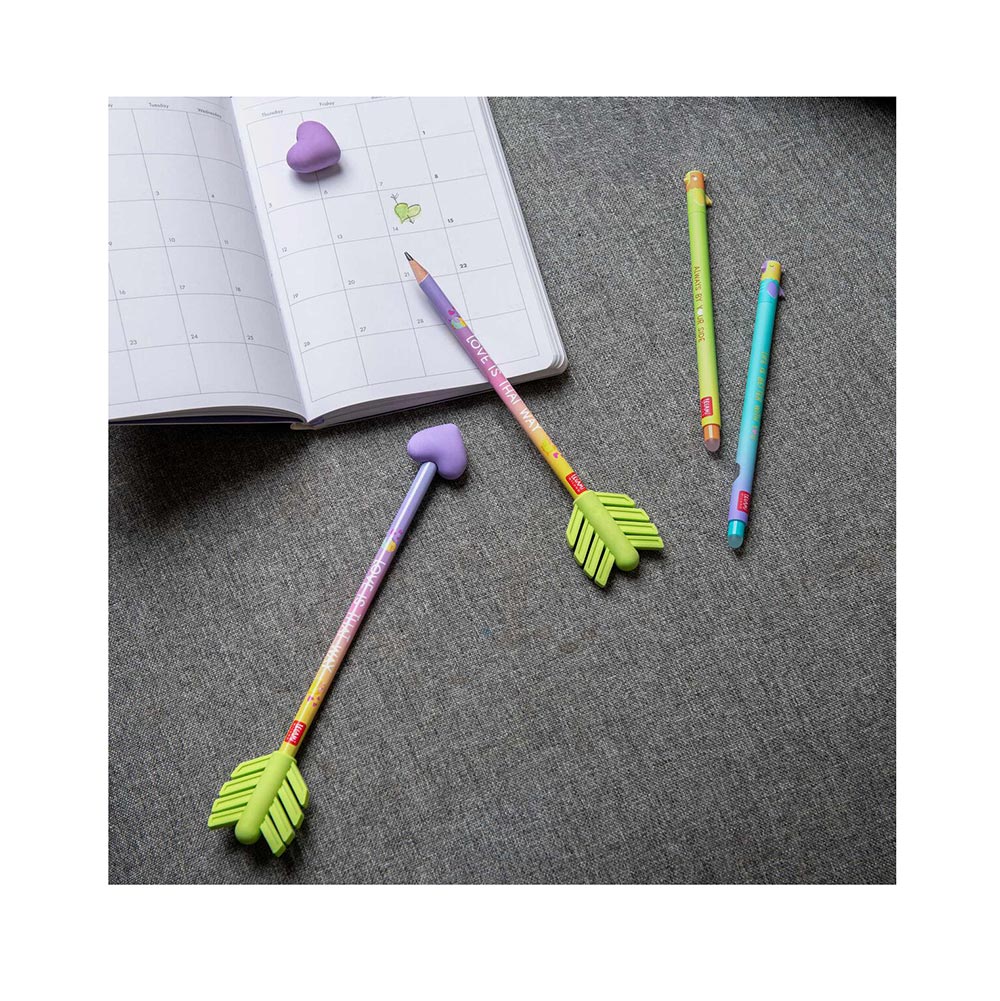 Μολύβι με 2 Αρωματικές Γόμες Go Cupid! PAR0002 Legami - 3