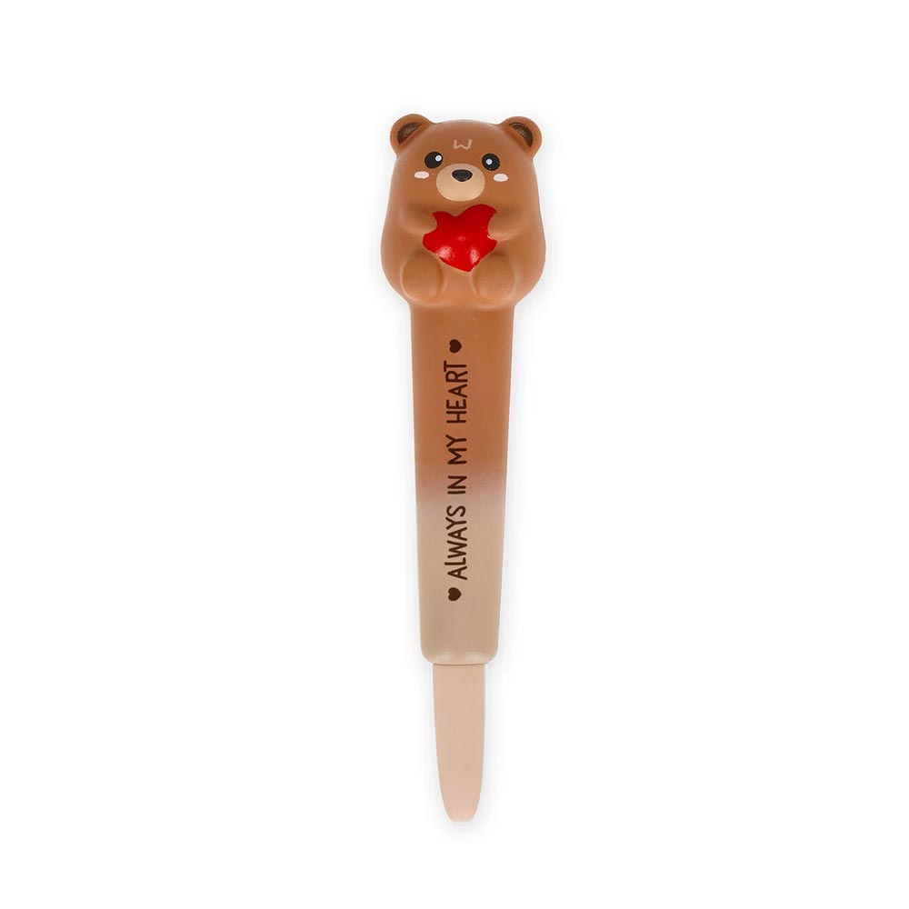 Στυλό Gel Squeezies - Always in My Heart - Teddy Bear με Μαύρο Μελάνι SQP0007 Legami - 111964