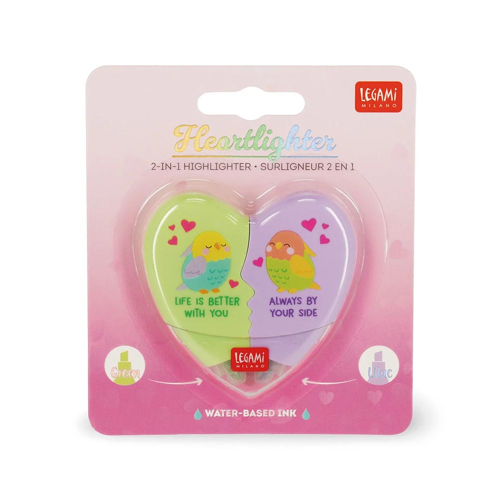 Μαρκαδόρος Υπογράμμισης 2 σε 1 Heartlighter HSH0002 Legami - 111938