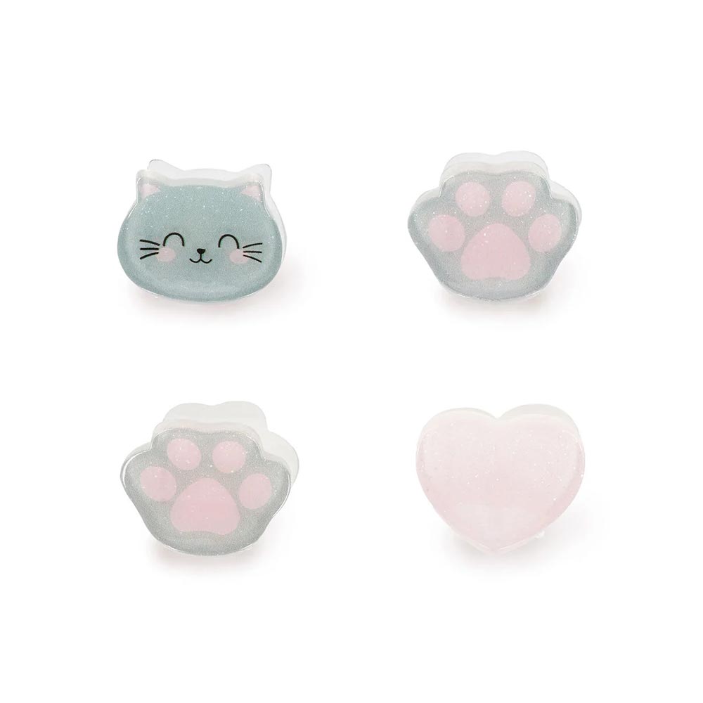 Σετ των 4 Mini Hair Clips Clip Me Up! Kitty HCL0001 Legami - 1
