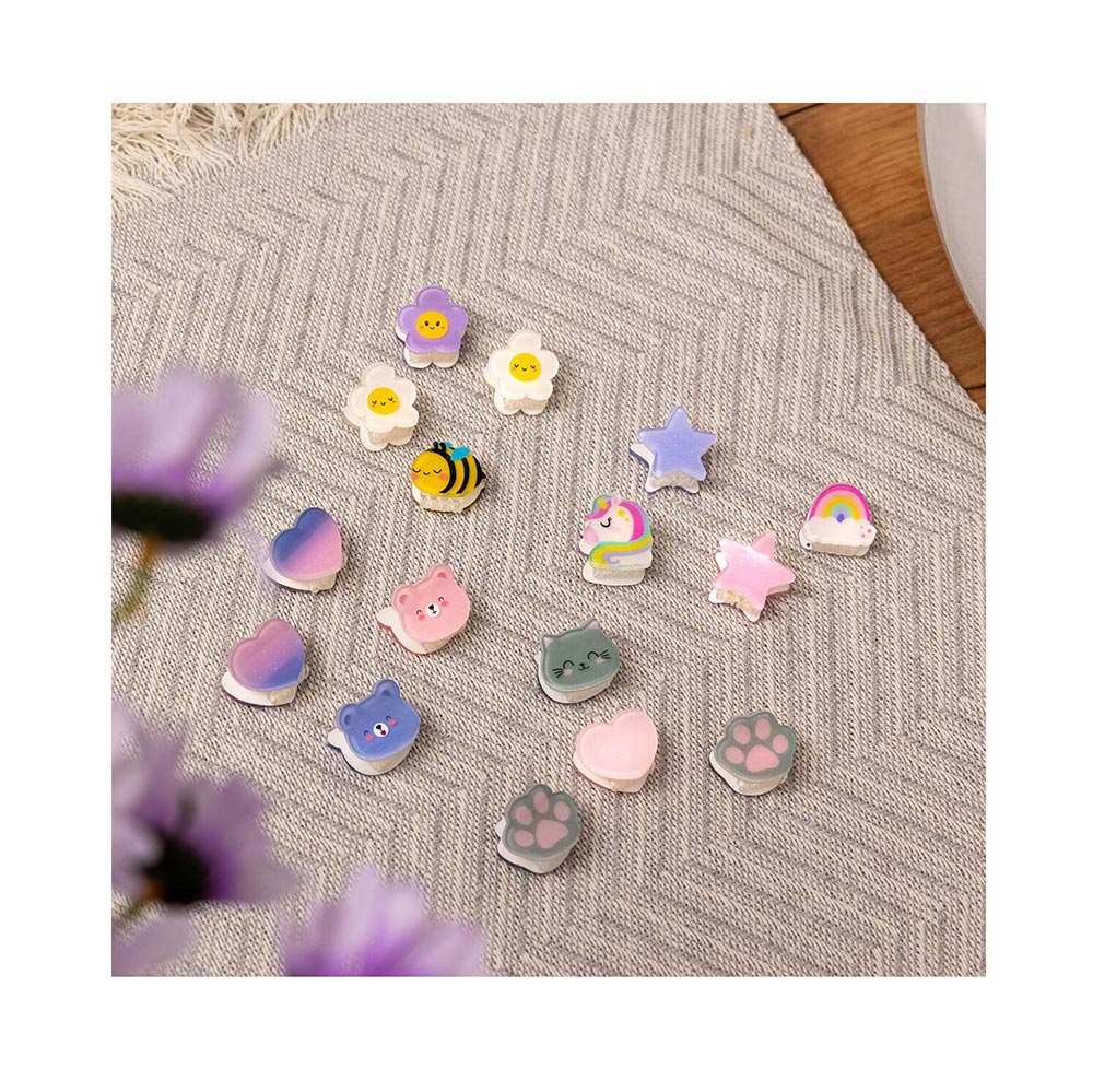 Σετ των 4 Mini Hair Clips Clip Me Up! Bee HCL0004 Legami - 4