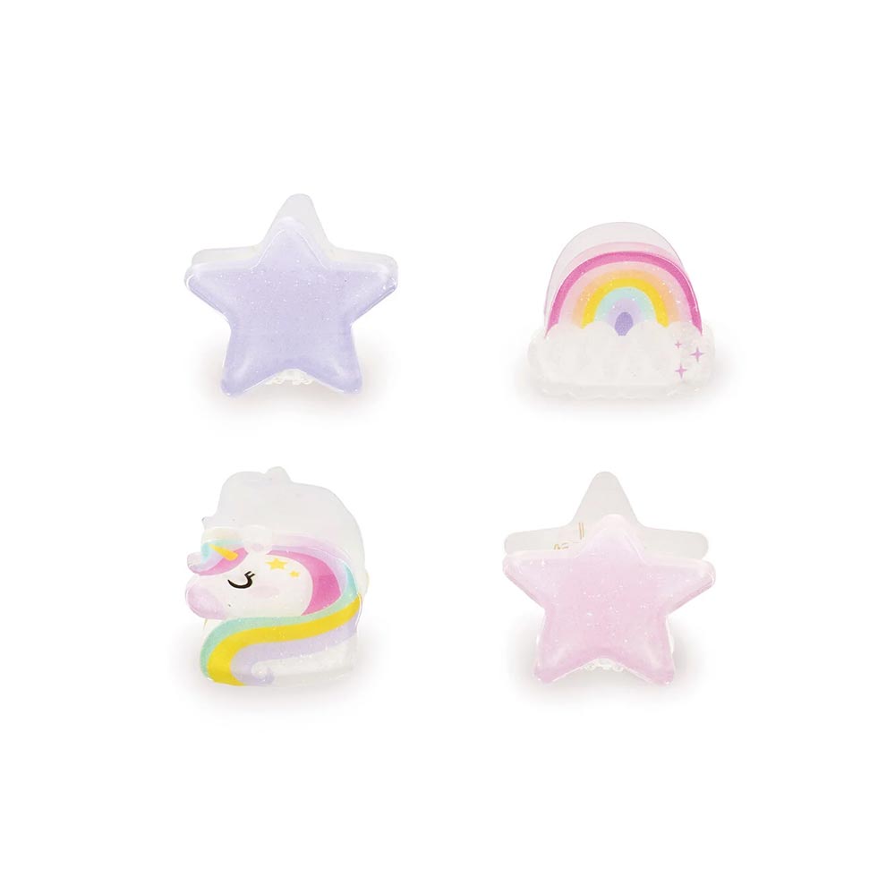 Σετ των 4 Mini Hair Clips Clip Me Up! Unicorn HCL0002 Legami - 1