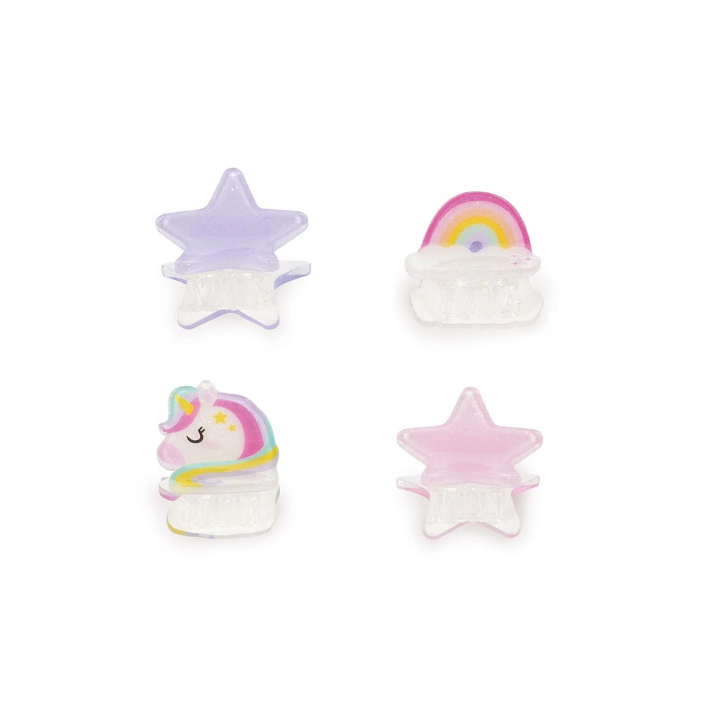 Σετ των 4 Mini Hair Clips Clip Me Up! Unicorn HCL0002 Legami - 2