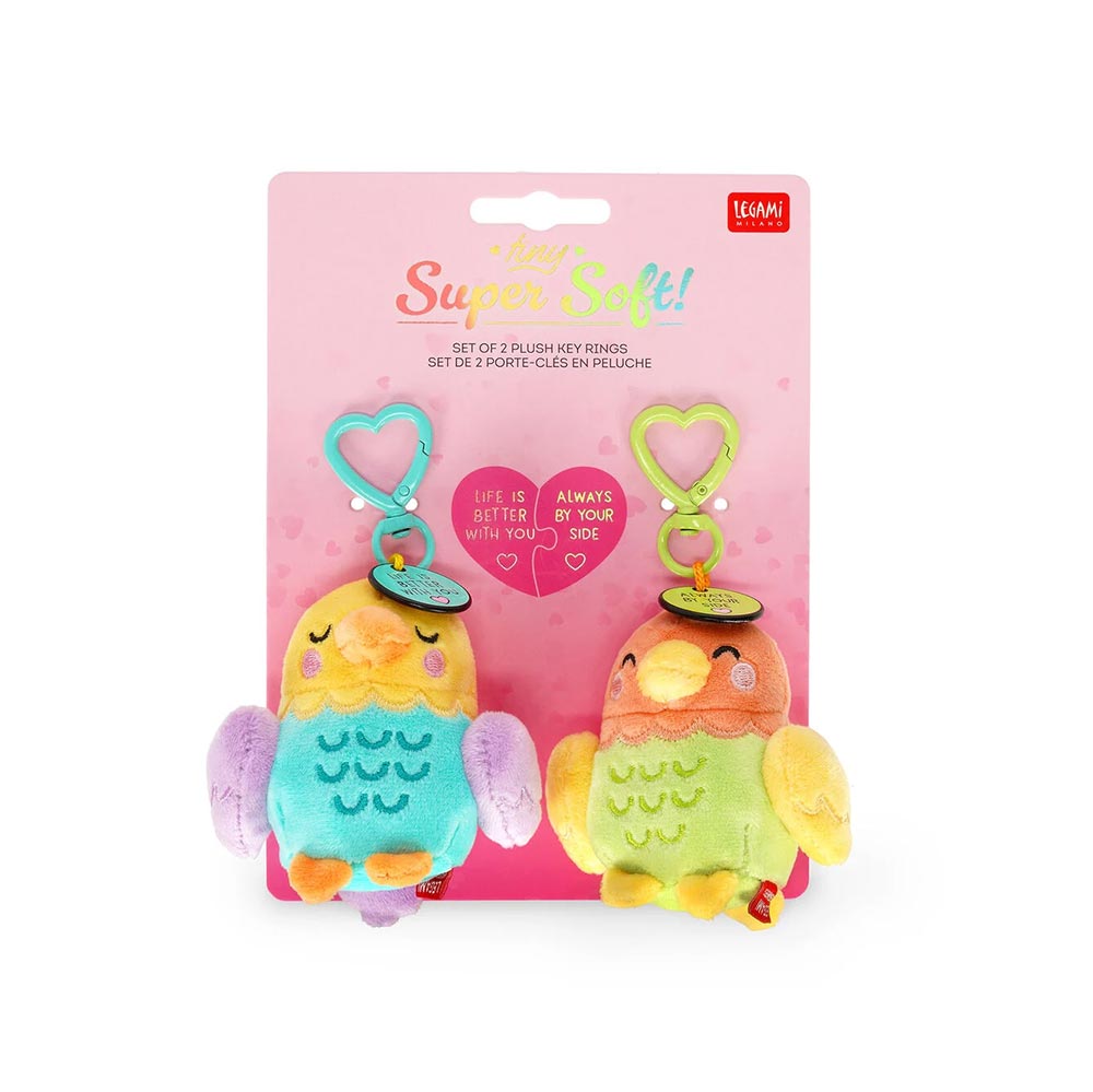 Σετ Μπρελόκ Teddy Bears - Super Soft! Tiny SPK0017 Legami - 0