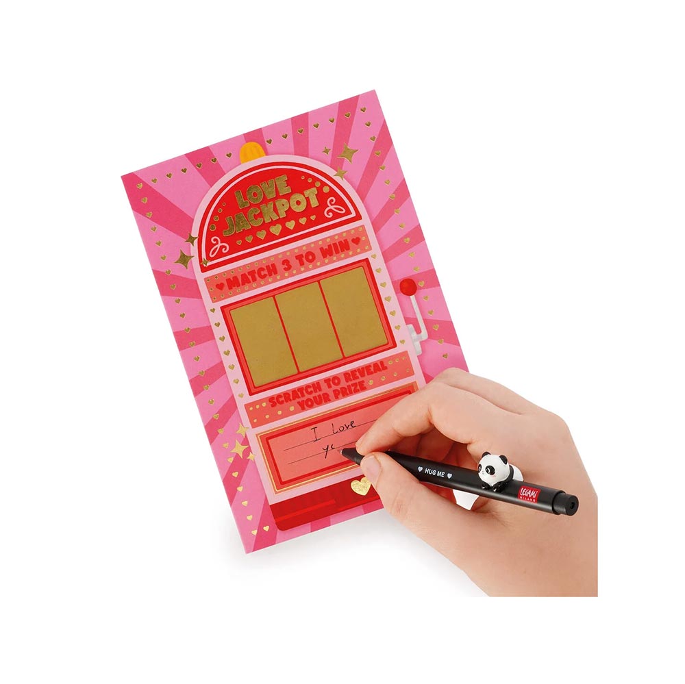 Ευχετήρια Κάρτα Scratch To Reveal -  Love Jackpot BGS0010 Legami - 1