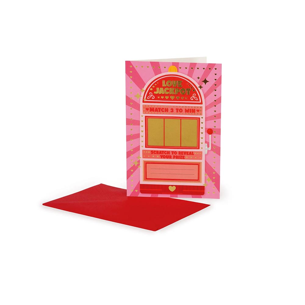 Ευχετήρια Κάρτα Scratch To Reveal -  Love Jackpot BGS0010 Legami - 111917